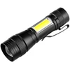 Neo Tools Įkraunama XPE+COB žibintuvėlis su šonine lempa