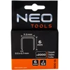 Neo Tools Kabės J tipo, 6 mm, 2000 vnt.