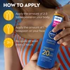 Nivea apsauginis ir drėkinamasis losjonas SPF 20, 200 ml