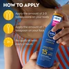 Nivea apsauginis ir drėkinamasis losjonas SPF 15, 200 ml