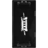 Orno NOEN USB data, modulinis lizdas 22,5x45 mm USB data 2.0, kaiščiai, juodi