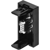 Orno NOEN USB data, modulinis lizdas 22,5x45 mm USB data 2.0, kaiščiai, juodi