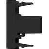 Orno NOEN USB data, modulinis lizdas 22,5x45 mm USB data 2.0, tarpiklis, juodas