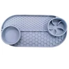 Nordic Paws - Laižymo kilimėlis 3in1 - Pilkas - 32x16.5cm