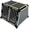Nordic Paws - Transportavimo narvas Alu Double - 2x45cm/2x44cm/88cm/45cm/64cm
