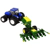 Leantoys Mėlynas traktorius su presu