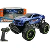 Lean Toys Mėlyna Nuotoliniu būdu valdomas automobilis R/C 6,5 km/h High Wheels Mėlyna