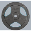 Ketaus svarelių rinkinys 2x15kg, skylė 31mm, plokštė su rankenomis, REBEL ACTIVE