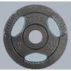 Ketaus svarelių rinkinys 4x1.25kg, skylė 31mm, plokštė su rankenomis, REBEL ACTIVE