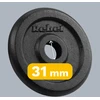 Ketaus svarelių rinkinys 4x2.5kg, skylė 31mm, klasikinė plokštelė, REBEL ACTIVE
