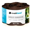 Obrzeże Gofruotas sodo apvadas 10 cm x 9 m, Cellfast, rudas