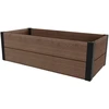 Obrzeże Keter klevo sodo apvadas, plastikinis, rudas, matmenys 106x50x32, atsparus oro sąlygoms, 249297