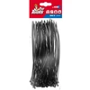 Top Tools Plastikiniai tvirtinimo dirželiai 2,5 x 200 mm, juodi, 100 vnt