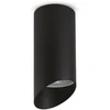 Lubinis šviestuvas Oprawa „Maclean“ paviršinio montavimo/vamzdinis šviestuvas, prožektorius, apvalus, aliuminis, GU10, 55x130 mm, juodas, MCE360 B