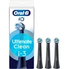 „Oral B iO“ serijos „Ultimate Clean“ keičiamos dantų šepetėlio galvutės – juodos – 3 vnt.