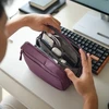 Orbitkey - 2 viename techninis dėklas - slyvų spalvos