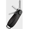 Orbitkey - Crazy Horse odinis raktų dėklas - obsidiano raudonumo