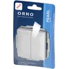 Orno Łącznik p/t schodowy podwójny Pearl, 10A, 250V, WP-2/5P, balta