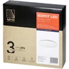 Lubinis šviestuvas Orno SOPOT LED 12W, lubinė lempa su mikrobangų judesio jutikliu, 1190lm, IP20, 4000K, PVC lempos gaubtas