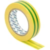 Taśma Geltona/žalia izoliacinė juosta, storis 0,13 mm, plotis 15 mm, ilgis 10 m