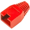 LP Guminis dangtelis 8p8c RJ45 kištukui, raudonas
