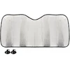 Priekinio stiklo apsauga 130x60 cm, sidabrinė, PE burbulinė AMIO-01531