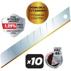 Dedra tiksliai lauomi amenys su titano danga 18mm 10 vnt