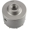 Otwornica 80 mm karbido skylių pjūklas su šešiakampiu adapteriu ir centravimo grąžtu
