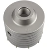 Otwornica 80 mm karbido skylių pjūklas su SDS+ adapteriu ir centravimo grąžtu