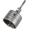 Otwornica 80 mm karbido skylių pjūklas su SDS+ adapteriu ir centravimo grąžtu