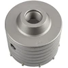 Otwornica 85 mm karbido skylių pjūklas su SDS+ adapteriu ir centravimo grąžtu