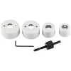 Otwornice Skylėms gręžti skirti pjūklai su adapteriu, 32–54 mm, 6 vnt. rinkinys