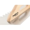 Dantyta mentele NEO 480 x 128 mm, 10 x 10 x 10 mm dantų dydis, medine rankena