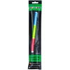 Lean Toys Trijų spalvų fluorescencinis švytintis lazdelės žaislas, skirtas vakarėliams ir lauko renginiams, 31,5 cm