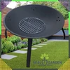 Palenisko Sodo laužavietė „Brilla Cauldron“, plienas, juodas, didelis, 55 cm