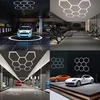 Panel Hurtowy Realb2B Lampa Led Hexagon Panel Oświetlenie Warsztat Garaż Dom 257x244cm 280W 6500K