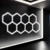 Panel Hurtowy Realb2B Lampa Led Hexagon Panel Oświetlenie Warsztat Garaż Dom 257x244cm 280W 6500K