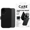 Panzer Glass „CARE by PanzerGlass Feature Tango 2in1“ piniginės dėklas su „MagSafe“ jungtimi, skirtas „iPhone 17“ – juodas