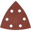 Papier Delta Velcro švitrinis popierius 93 x 93 mm P80, 5 vnt., su 6 skylėmis