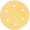 Papier Švitrinis popierius su lipdukais, 225 mm, K80, 5 vnt., su 6 skylėmis, šlifuokliams 59G264, 59G265