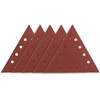 Papier Švitrinis popierius su lipdukais K180, trikampis, su 12 skylių, 5 vnt., šlifuokliui 59G264