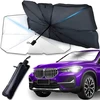 Parasol Automobilio priekinio stiklo apsauginis skydelis nuo saulės 123x65