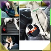 Pas Saugos diržai šunims ir katėms automobilyje, reguliuojamas pavadėlis automobiliui