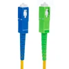 Patchcord Šviesolaidinis kabelis „Maclean“, SC/APC-SC/UPC SM 9/125 LSZH, vienmodis, 5 m ilgio, simpleksinis, G657A2, MCTV-403