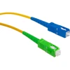 Patchcord Šviesolaidinis kabelis „Maclean“, SC/APC-SC/UPC SM 9/125 LSZH, vienmodis, 5 m ilgio, simpleksinis, G657A2, MCTV-403