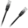 Patchcord UTP 8c jungties kabelis, 1,5 m, CCA, juodas, cat.6e