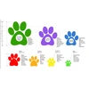 PawZ - guminiai šunų batai - XL - juodi - 12 vnt.
