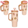 PENFection - Puodelis išsinešimui su šiaudeliu - CAPYBARA - Smėlio-rudos spalvos - 470 ml
