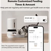 „Petlibro“ – dvigubas maisto padėklas „Granary WiFi“ – baltas – 5 litrų talpa