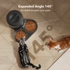 Petlibro - dvigubas maisto padėklas „Granary Camera“ - juodas - 5 l